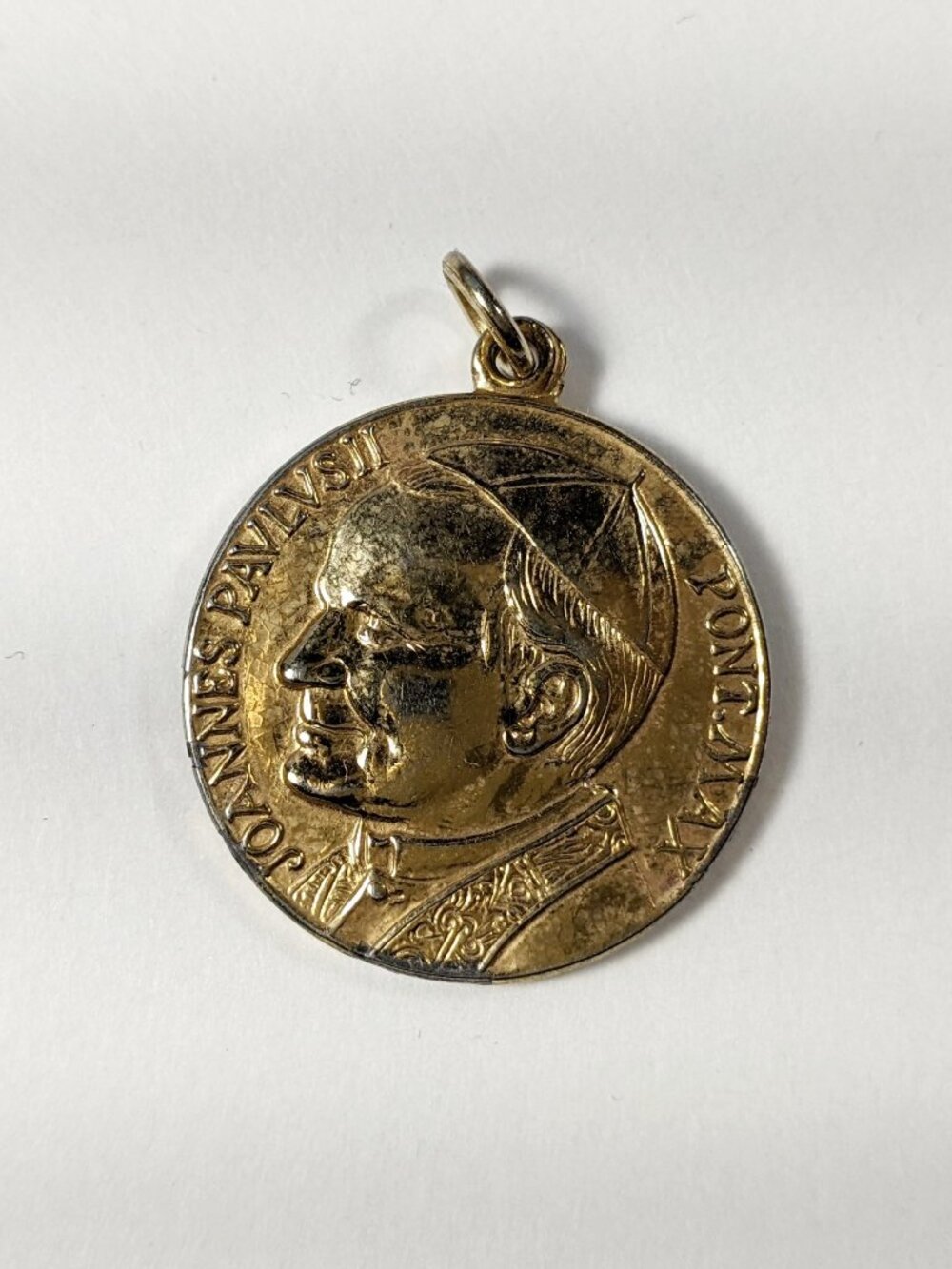 Vintage Pope John Paul II / Black Madonna of Częstochowa Medal / Pendant